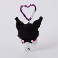 Kuromi Fuzzy Carabiner Plush
