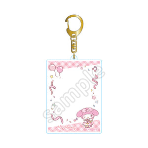 My Melody Gingham Parade Acrylic Keychain