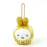 Miffy Gold Lucky Daruma Plush Mascot
