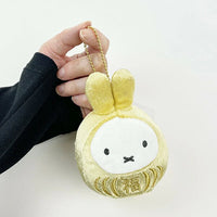 Miffy Gold Lucky Daruma Plush Mascot
