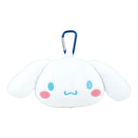 Cinnamoroll Plush Face Pouch Carabiner