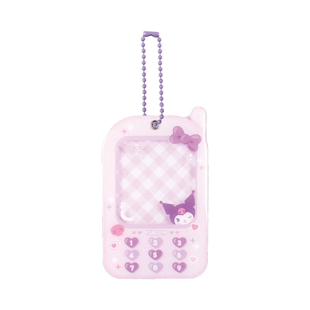 Kuromi Photo Holder Cell Phone Keychain