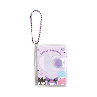 Sanrio Mini Notebook Keychain with Heart Window [Perple]
