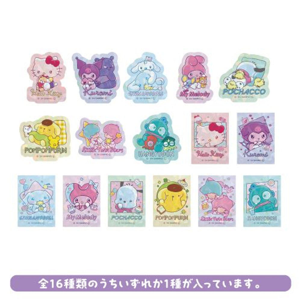 Sanrio Characters Sad Eyes Hologram Sticker Blind Bag