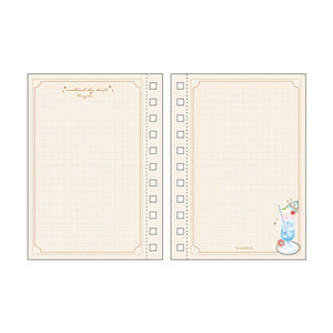 Sanrio "Sky Drink" A6 Ring Notebook - Hangyodon