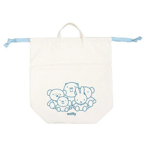 Miffy Large Drawstring Storage Bag [Blue]