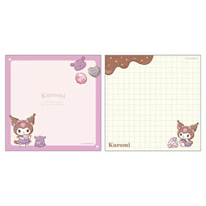 Kuromi Chocolate Square Memo Pad