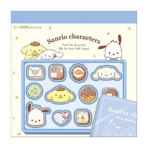 Sanrio Boys Chocolate Square Memo Pad