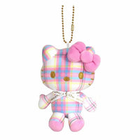 Hello Kitty 50th Plush Mascot - Tartan White