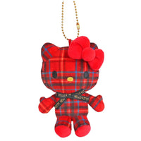 Hello Kitty 50th Plush Mascot - Tartan Red