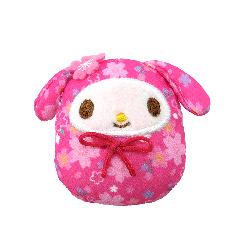 My Melody Sakura Daruma Plush Magnet