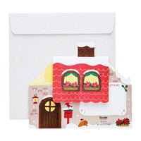 Hello Kitty Christmas 3D Card House
