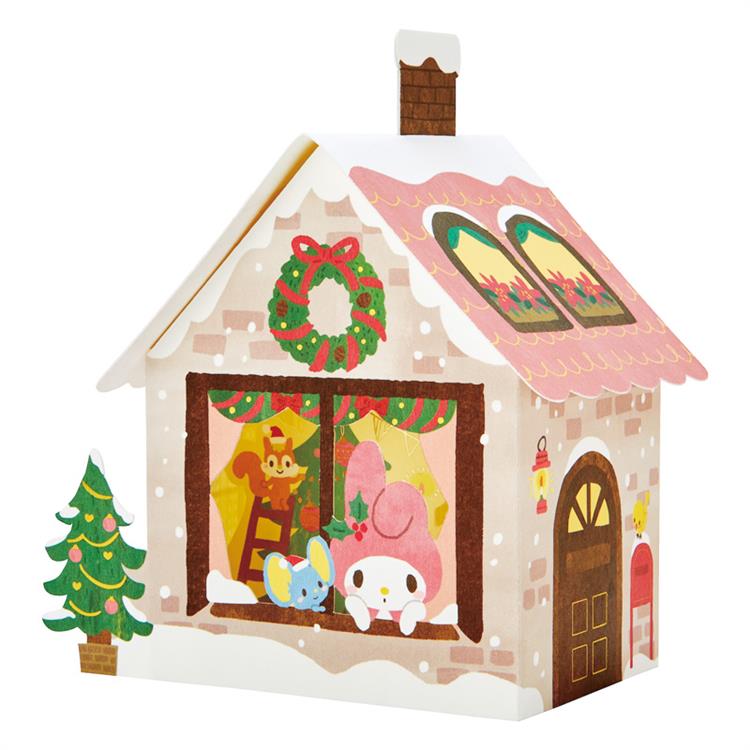 My Melody Christmas 3D Card House