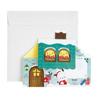 Sanrio Hapidanbui Christmas 3D Card House
