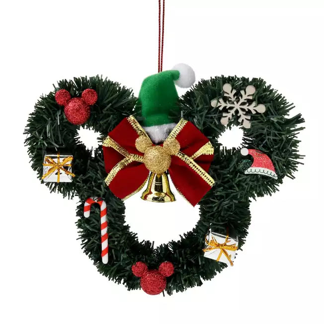 Mickey Chrismas Mini Wreath