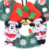 Mickey & Minnie Mouse Christmas Wreath Plush
