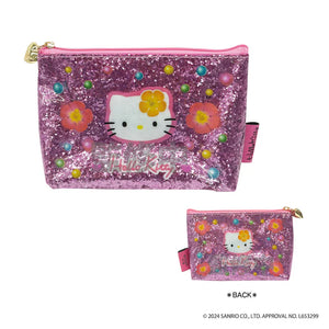 Hello Kitty "Gogo Gal" Glitter Pouch [Hibicus]