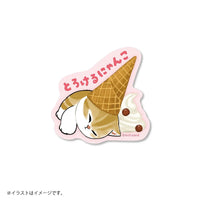 Mofusand Ice Cream Sticker [Melting Cat]
