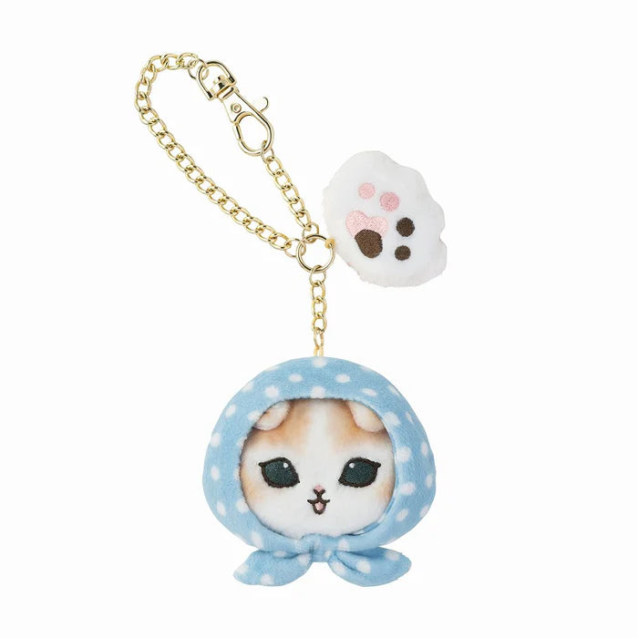 Mofusand Hooded Paw Keychain Mascot