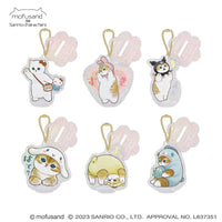 Mofusand x Sanrio Holographic Acrylic Keychain Blind Box