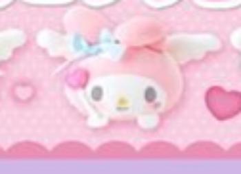 My Melody Big Mochi S Angel Plush [Donki Exclusive]