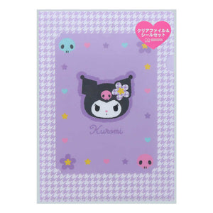 Kuromi Y2K A5 File with Sticker Set