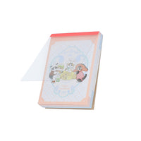 Mofusand × Sanrio Mini Memo Pad - Cat Group Hug
