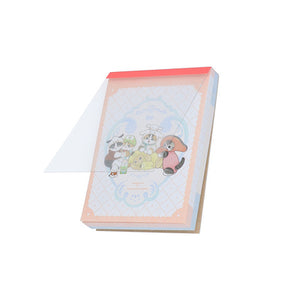 Mofusand × Sanrio Mini Memo Pad - Cat Group Hug