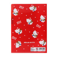 Hello Kitty 50th Anniversary Clear File Folder A5 [Red]
