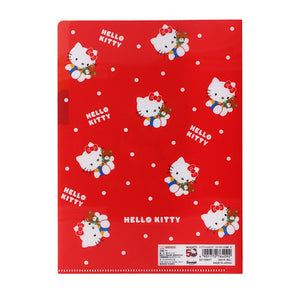 Hello Kitty 50th Anniversary Clear File Folder A5 [Red]