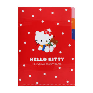 Hello Kitty 50th Anniversary Clear File Folder A5 [Red]