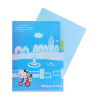 Hello Kitty 50th Anniversary Clear File Folder A5 [Blue&Pink]
