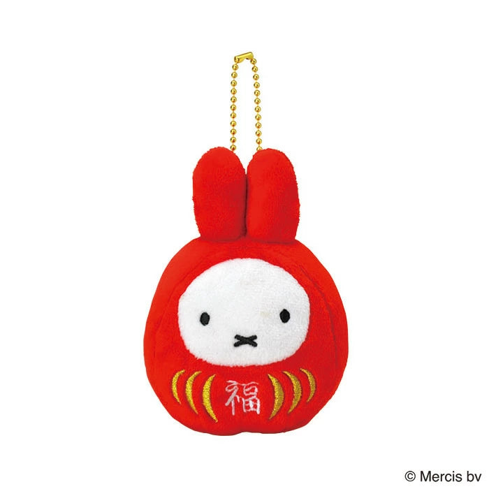 Miffy Lucky Daruma Plush Mascot