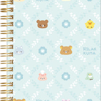 Rilakkuma "Let's All Be Full and Satisfied" B6 Ring Notebook [Faces]