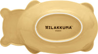 Rilakkuma "Let's All Be Full and Satisfied" Ceramic Plate [Rilakkuma]
