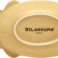 Rilakkuma "Let's All Be Full and Satisfied" Ceramic Plate [Rilakkuma]