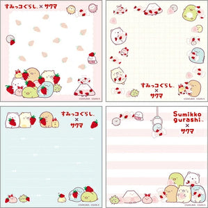 Sumikko Gurashi x Sakuma Strawberry Milk Candy Memo Pad B