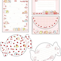 Sumikko Gurashi x Sakuma Strawberry Milk Candy Letter Set