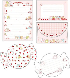 Sumikko Gurashi x Sakuma Strawberry Milk Candy Letter Set