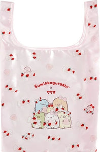 Sumikko Gurashi x Sakuma Strawberry Milk Candy Eco Bag & Pouch