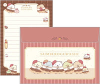 Sumikko Gurashi "Chocolate Fair" Letter Set w/ Pouch
