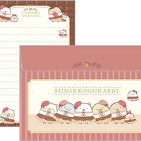 Sumikko Gurashi "Chocolate Fair" Letter Set w/ Pouch