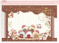 Sumikko Gurashi "Chocolate Fair" Letter Set w/ Pouch
