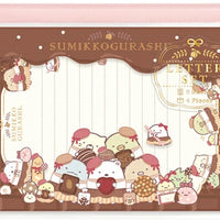 Sumikko Gurashi "Chocolate Fair" Letter Set w/ Pouch