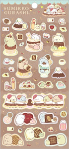 Sumikko Gurashi "Chocolate Fair" Sticker Sheet B