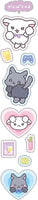 Cheercheerlambs Holographic Sticker Sheets A
