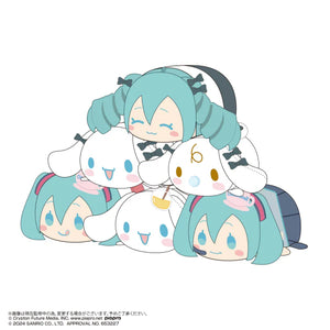 Hatsune Miku x Cinnamoroll Potekoro Plush Blind Box