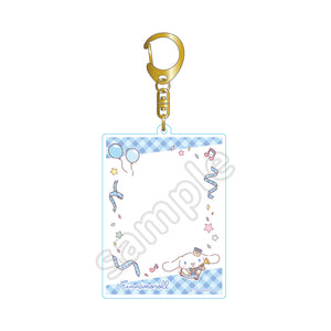 Cinnamoroll Gingham Parade Acrylic Keychain