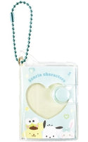 Sanrio Mini Notebook Keychain with Heart Window [Mint]
