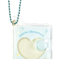 Sanrio Mini Notebook Keychain with Heart Window [Mint]